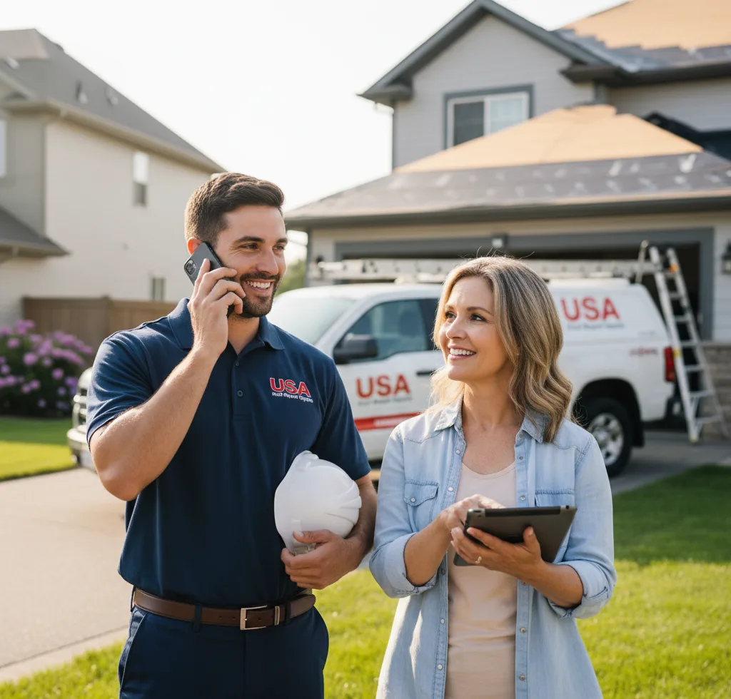 USA Roof Repair Experts customer support in Cottleville